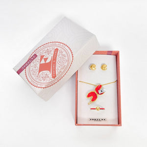 Fortune Cookie Gift Set (Innuendo Pink) - Gold